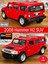 2008 Hummer H2 Suv Çek Bırak Die - Cast Kapıları Açılabilen Metal Model Araba - Kırmızı 11.5 cm 2