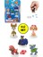 Paw Patrol Damgalı Mühürlü 5 Li Figür Seti ( Tracker - Chase - Rocky - Skye - Zuma ) 4 - 7 cm 1