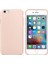 Apple iPhone 6S Plus Altı Açık Liquit Lansman Silikon Toz Pembe 1