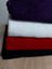 4 Adet Saç Boyası Tutmayan Siyah Kırmızı Beyaz Mor Mikrofiber El Yüz Kuaför Spor Havlusu 6