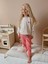 Sacro Kids Flowers Baskılı Eşofman-Sweatshirt 3 Iplik Kışlık Kız Çocuk Takım 1