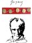 Atatürk Yaka Rozeti 10 Adet Sarı Renk 3