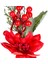 Yılbaşı Çiçeği Pike Berry Puansetyalı Kırmızı-Yeşil 27 Cm. 2
