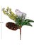 Yılbaşı Çiçeği Pike Berry Kuşlu Kozalaklı Yeşil 20 Cm. 3