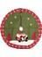 Yılbaşı Süsü Çam Örtüsü Noel Baba Kardan Adam Figürlü Yeşil 100 Cm. 1