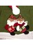 Yılbaşı Süsü Çam Örtüsü Noel Baba Kardan Adam Figürlü Yeşil 100 Cm. 2