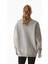 Basic Bisiklet Yaka Oversize Sweatshirt 3