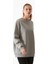 Basic Bisiklet Yaka Oversize Sweatshirt 5