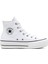 Chuck Taylor All Star Platform Canvas Kadın Beyaz Günlük Stil Ayakkabı 560846C 5
