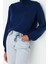Kadın Moda Şık Regular Balıkçı Yaka Uzun Kol Düz Basic Balıkçı Yaka Triko Kazak 4