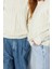 Erkek Regular Bisiklet Yaka Uzun Kol Saç Örgü Unisex Oversize Fit Geniş Kalıp Yumuşak Triko Kazak 2