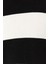 Kadın Moda Şık Crop Polo Yaka Truvakar Kol Kol Çizgili Crop Polo Yaka Basic Triko Kazak 5