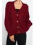 Kadın Moda Şık Regular V Yaka Oversize Geniş Kalıp Triko Hırka 4