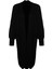 Kadın Moda Şık Uzun V Yaka Regular Maxi Basic Triko Hırka 1