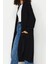 Kadın Moda Şık Uzun V Yaka Regular Maxi Basic Triko Hırka 4