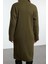 Kadın Moda Maxi Devrik Yaka Oversize Maxi Boy Kaban Görünümlü Geniş Kalıp Triko Hırka 5