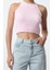 Kadın Moda Şık Crop V Yaka Slim Crop Bluz-Hırka Takım Triko Hırka 3