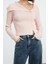 Kadın Moda Şık Regular Asimetrik Yaka Slim Premium Iplik Triko Hırka 3