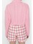 Kadın Moda Şık Crop Polo Yaka Regular Crop Polo Yaka Triko Hırka 5