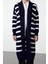 Kadın Moda Şık Uzun Şal Yaka Oversize Geniş Kalıp Maxi Triko Hırka 1