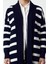Kadın Moda Şık Uzun Şal Yaka Oversize Geniş Kalıp Maxi Triko Hırka 4