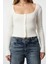 Kadın Moda Şık Crop Kare Yaka Regular Crop Kare Yaka Triko Hırka 1