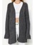 Kadın Modern Tarz Oversize V Yaka Midi Triko Hırka 5