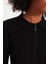 Kadın Modern Tarz Slim Polo Yaka Crop Triko Hırka 4