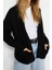 Kadın Modern Tarz Oversize V Yaka Triko Hırka 2