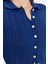Kadın Modern Tarz Slim Polo Yaka Triko Hırka 5
