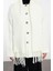 Kadın Modern Tarz Oversize Bisiklet Yaka Triko Hırka 3