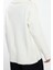 Kadın Modern Tarz Oversize Bisiklet Yaka Triko Hırka 4