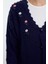 Kadın Modern Tarz Oversize V Yaka Triko Hırka 2