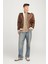 Jorcole Aviator Jacket Erkek Kürklü Deri Ceket 3