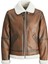 Jack & Jones Jorcole Aviator Jacket Erkek Kürklü Deri Ceket 2