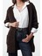 Kadın Modern Tarz Oversize V Yaka Regular Triko Hırka 3