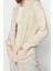 Kadın Modern Tarz Oversize V Yaka Regular Triko Hırka 3