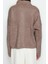 Kadın Modern Tarz Oversize Polo Yaka Regular Triko Hırka 4