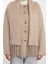 Kadın Modern Tarz Oversize Bisiklet Yaka Triko Hırka 3
