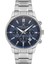 DK.1.10545.2 Lacivert Gümüş Fonksiyonlu Takvimli Çelik Kordonlu Erkek Kol Saati 1