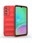 Samsung Galaxy A15 Uyumlu Kılıf Esnek Tpu Oyuklu Arka Yüzey Tasarımlı Zore Etnik Silikon Kapak, Kırmızı 1
