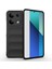 Xiaomi Redmi Note 13 4g Kılıf Esnek Tpu Oyuklu Arka Yüzey Tasarımlı Zore Etnik Silikon Kapak, Siyah 1