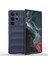 Samsung Galaxy S23 Ultra Uyumlu Kılıf Esnek Tpu Oyuklu Arka Yüzey Tasarımlı Zore Etnik Silikon Kapak, Lacivert 1