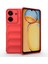 Xiaomi Redmi 13C Uyumlu Kılıf Esnek Tpu Oyuklu Arka Yüzey Tasarımlı Zore Etnik Silikon Kapak, Kırmızı 1