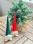 2'li Kırmızı Yeşil Dekoratif Yılbaşı Cücesi 4