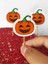 Beyhan Bayhan 30 Adet Dekoratif Karton Bal Kabağı Pasta Kürdanı Turuncu - Hallowen Cadılar Bayramı Kürdanı 2