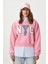 Kadın Cool Pembe Şardonlu  Sweatshirt 4