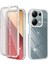 Xiaomi Redmi Note 13 Pro 4g Kılıf 360 Şeffaf Ön Arka Korumalı Şeffaf Silikon 1