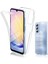 Samsung Galaxy A25 Kılıf 360 Şeffaf Ön Arka Korumalı Şeffaf Silikon 1