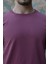 Gül Pembesi Unisex Bisiklet Yaka Regular Fit Düz Sweatshirt 4
